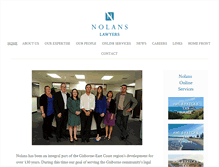 Tablet Screenshot of nolans.co.nz